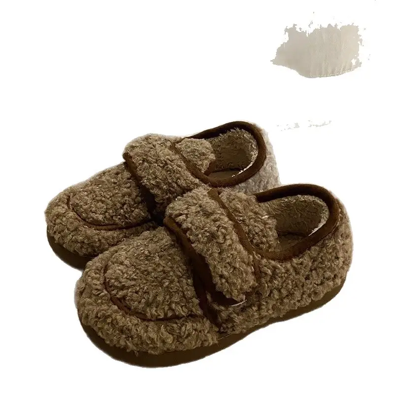 Women Winter Cotton Slippers with Heel Velcro - Image 7