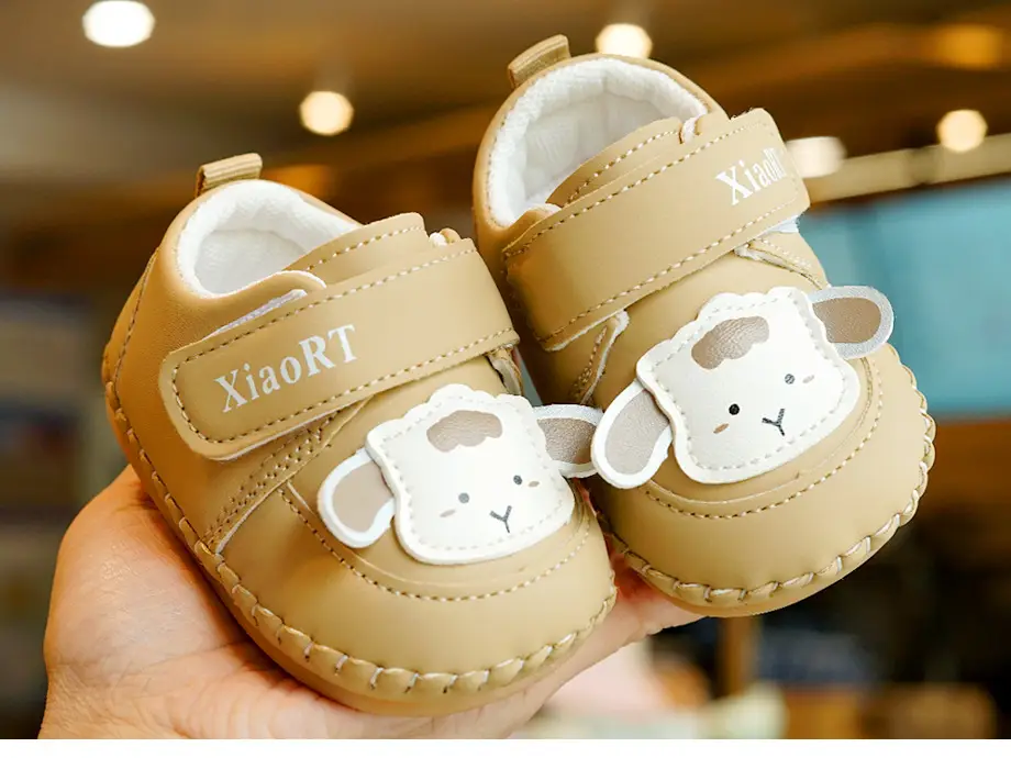 Cute Cartoon Baby Shoes Tan 0-1 Years — feature 7