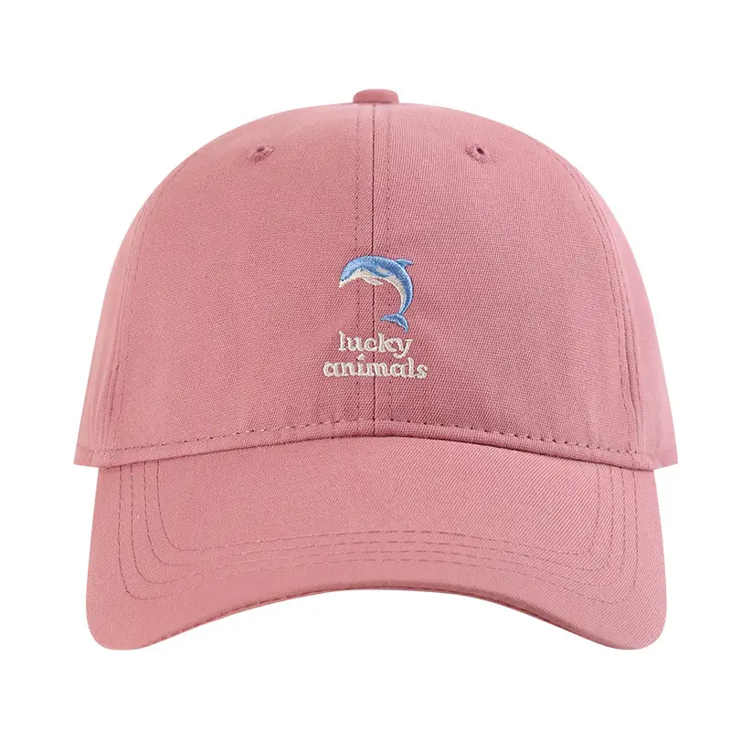 Dolphin Embroidered Women Baseball Cap Sunshade - Image 12