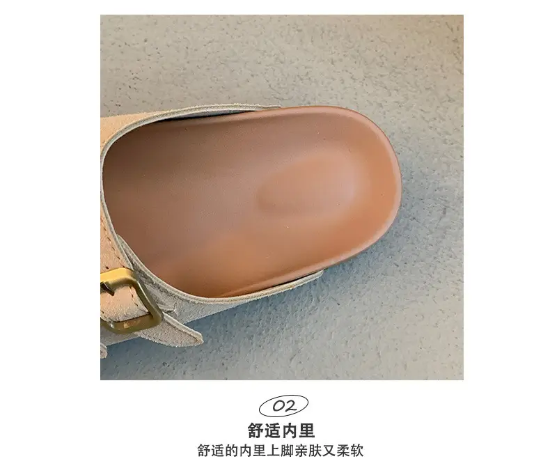 2025 New Outer Wear Sandals, High-Bottom Thick-Soled Slippers for Women, Outer Wear Birkenstocks for Women, Summer European and American Birkenstocks for Women — feature 4