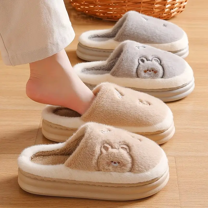 Cotton Cartoon Slippers for Home Winter - Image 7