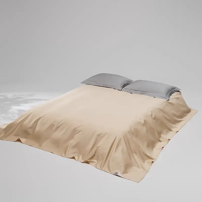 High-Count, High-Density Hotel 100-Count Long-Staple Cotton Bed Sheetss, Single-Piece Pure Cotton Satin Bed Sheetss for Naked Sleeping, Single Bed Bed Sheetss