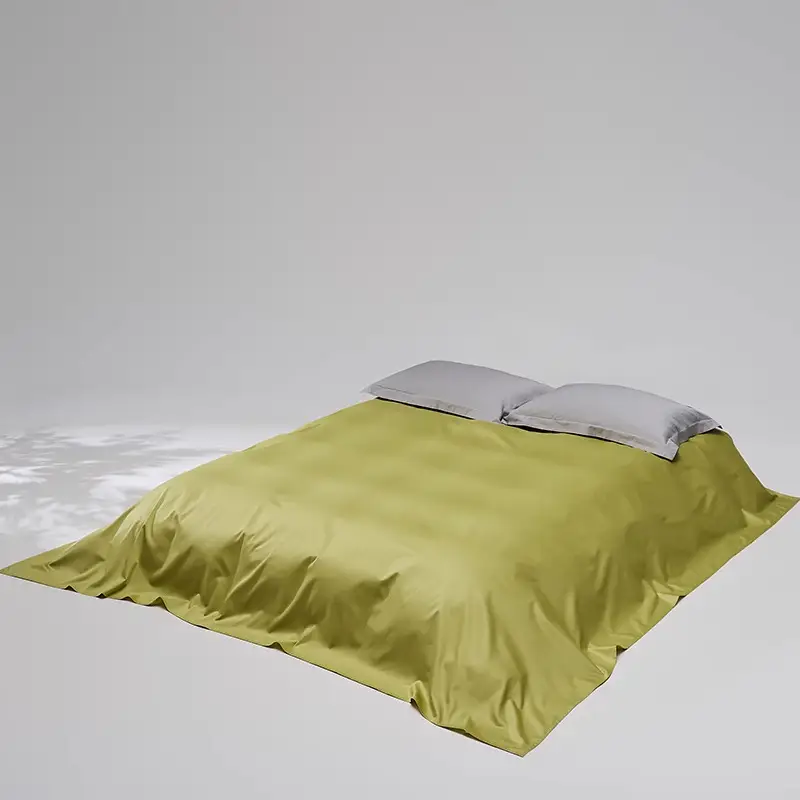 High-Count, High-Density Hotel 100-Count Long-Staple Cotton Bed Sheetss, Single-Piece Pure Cotton Satin Bed Sheetss for Naked Sleeping, Single Bed Bed Sheetss