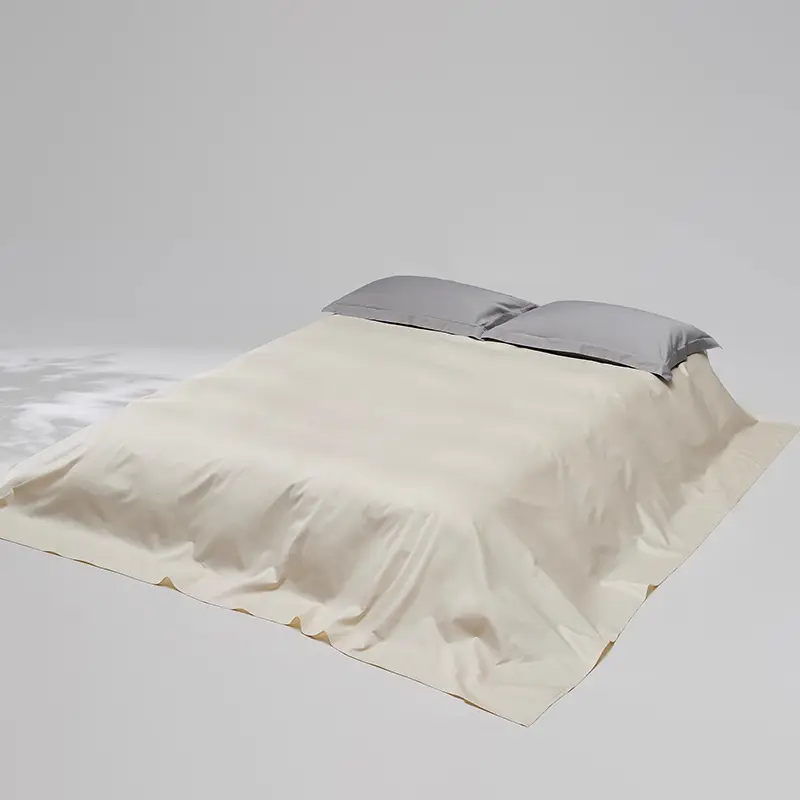 High-Count, High-Density Hotel 100-Count Long-Staple Cotton Bed Sheetss, Single-Piece Pure Cotton Satin Bed Sheetss for Naked Sleeping, Single Bed Bed Sheetss
