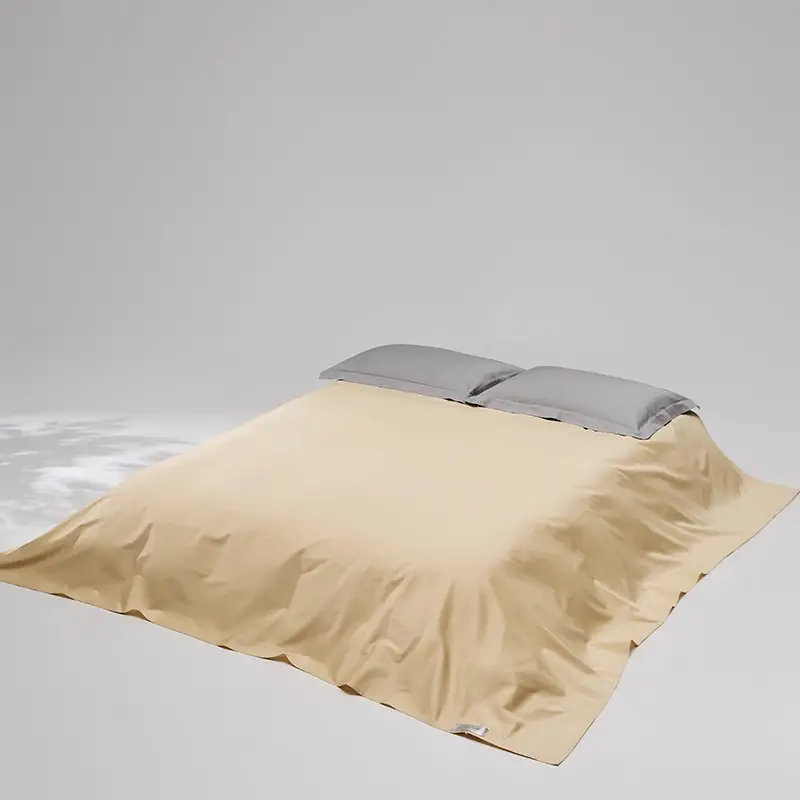 High-Count, High-Density Hotel 100-Count Long-Staple Cotton Bed Sheetss, Single-Piece Pure Cotton Satin Bed Sheetss for Naked Sleeping, Single Bed Bed Sheetss
