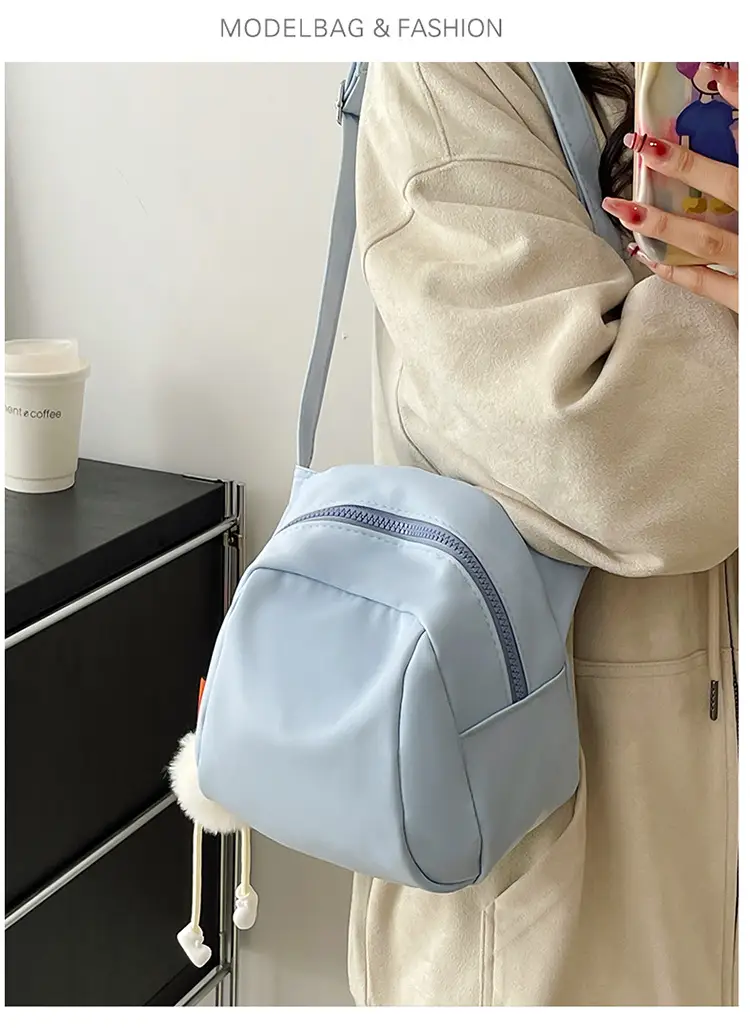 Lightweight Nylon Niche Shoulder Bag for Women — feature 14
