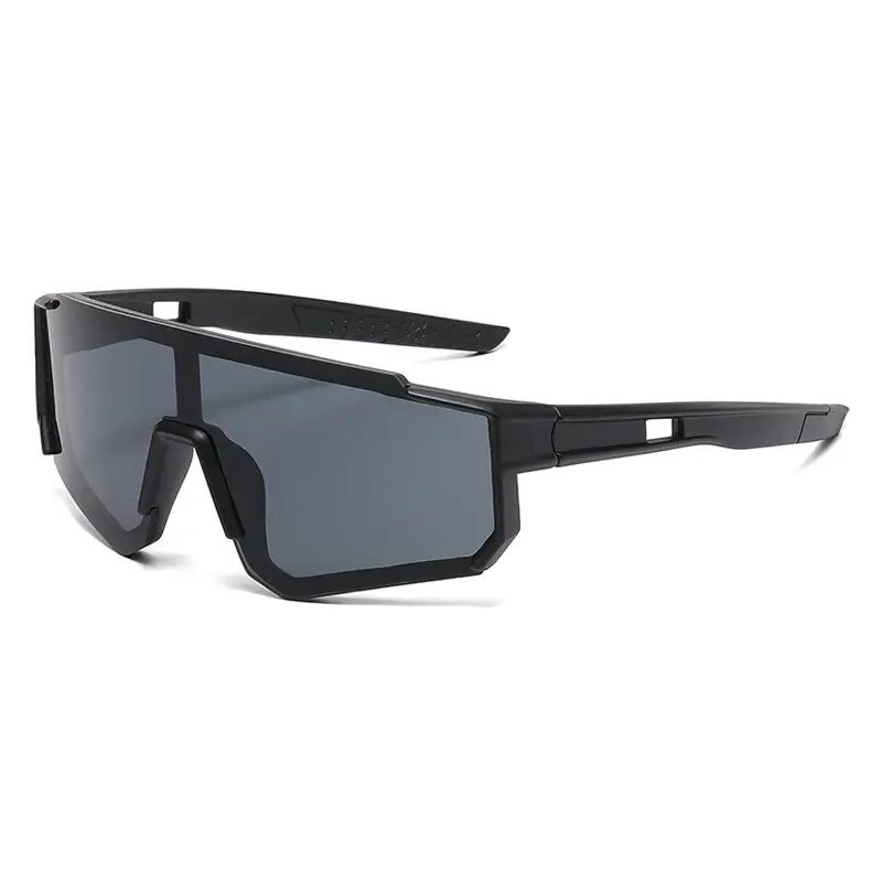 Sports Cycling Sunglasses Blue White One Lens - Image 20