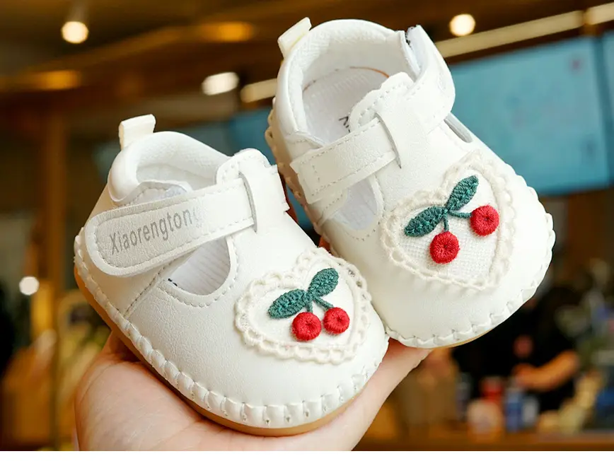 Baby Shoes Soft Sole Non-Slip Spring & Fall New Beginner Female Baby Shoes 0-1 Years Old Toddler Shoes Breathable Princess — feature 4