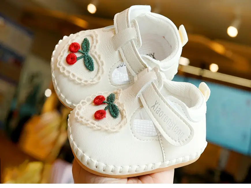 Baby Shoes Soft Sole Non-Slip Spring & Fall New Beginner Female Baby Shoes 0-1 Years Old Toddler Shoes Breathable Princess — feature 5