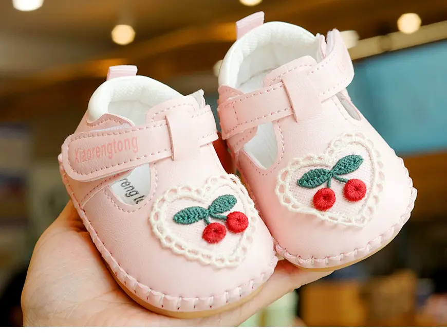 Baby Shoes Soft Sole Non-Slip Spring & Fall New Beginner Female Baby Shoes 0-1 Years Old Toddler Shoes Breathable Princess — feature 7