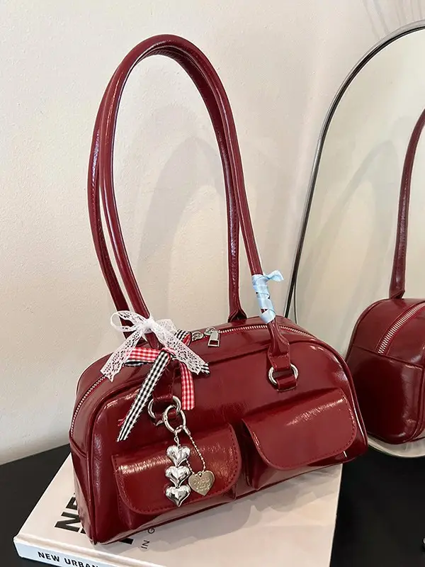 Black Crossbody Bag with Bow for Women 2026 - Image 6