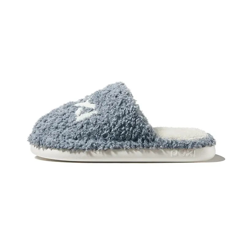 Women Cotton Slippers Red White Winter Warm Non-Slip - Image 7