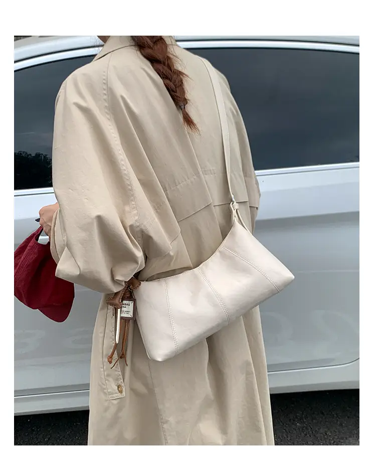 Women's Yellow Leather Shoulder Bag 2025 New Niche Design — feature 20