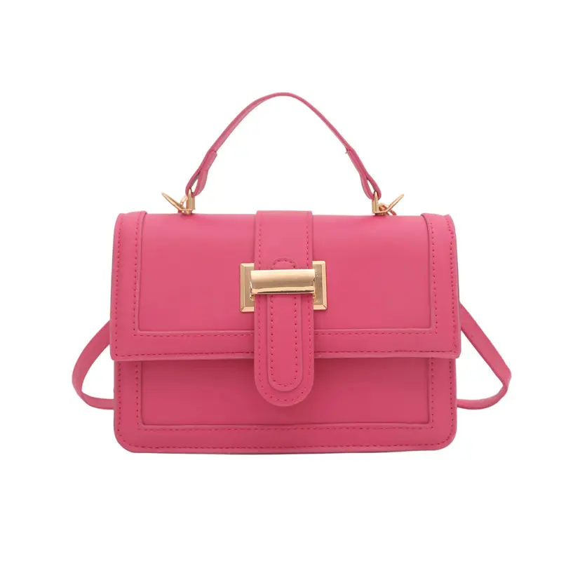 Yellow Square Shoulder Bag for Women - Image 10