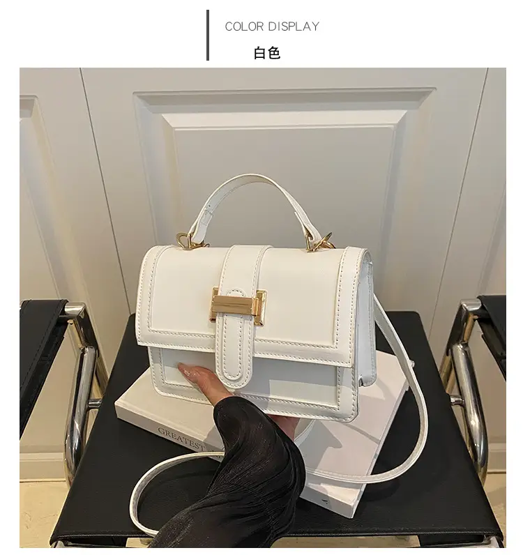Yellow Square Shoulder Bag for Women — feature 15