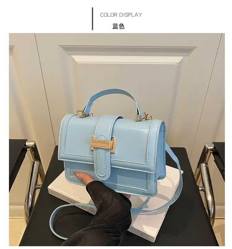 Yellow Square Shoulder Bag for Women — feature 17