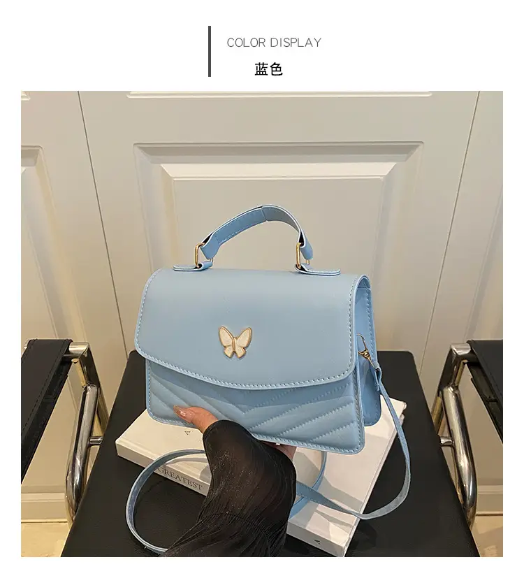 Yellow Square Shoulder Bag for Women — feature 19