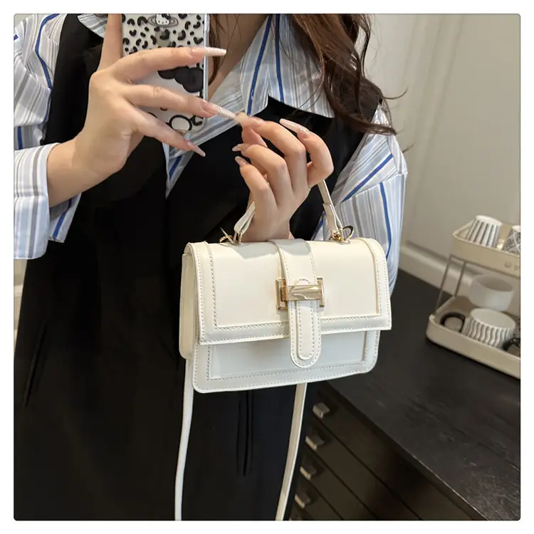 Yellow Square Shoulder Bag for Women — feature 20