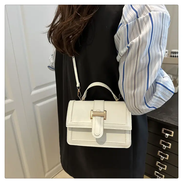 Yellow Square Shoulder Bag for Women — feature 24