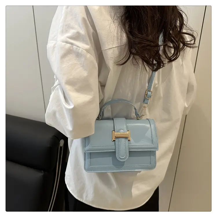 Yellow Square Shoulder Bag for Women — feature 31