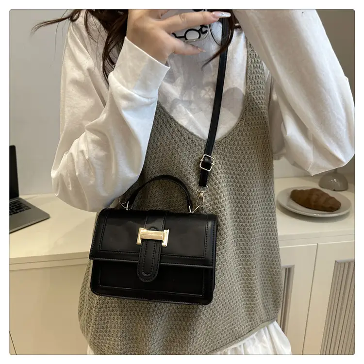 Yellow Square Shoulder Bag for Women — feature 39