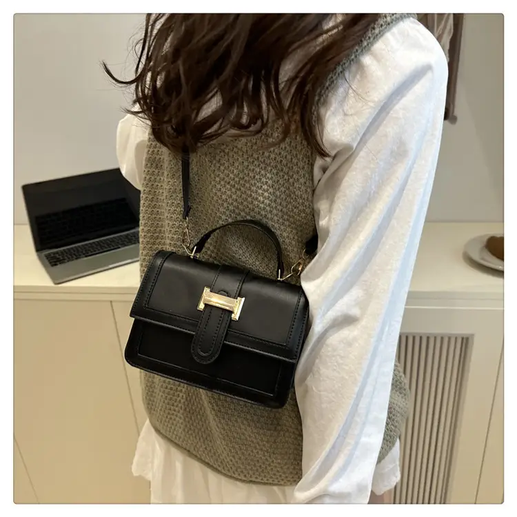 Yellow Square Shoulder Bag for Women — feature 40