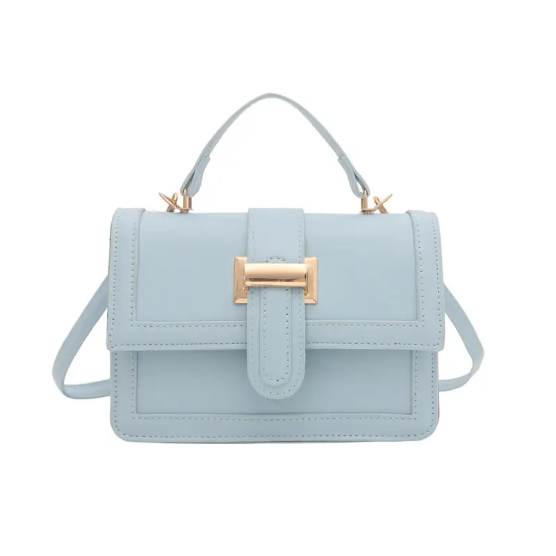 Yellow Square Shoulder Bag for Women - Image 5