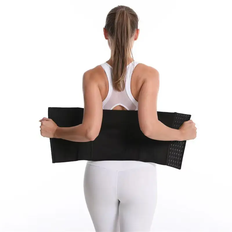 Adjustable Black Girdle Waist Shaping Belt for Postpartum Yoga - Image 5