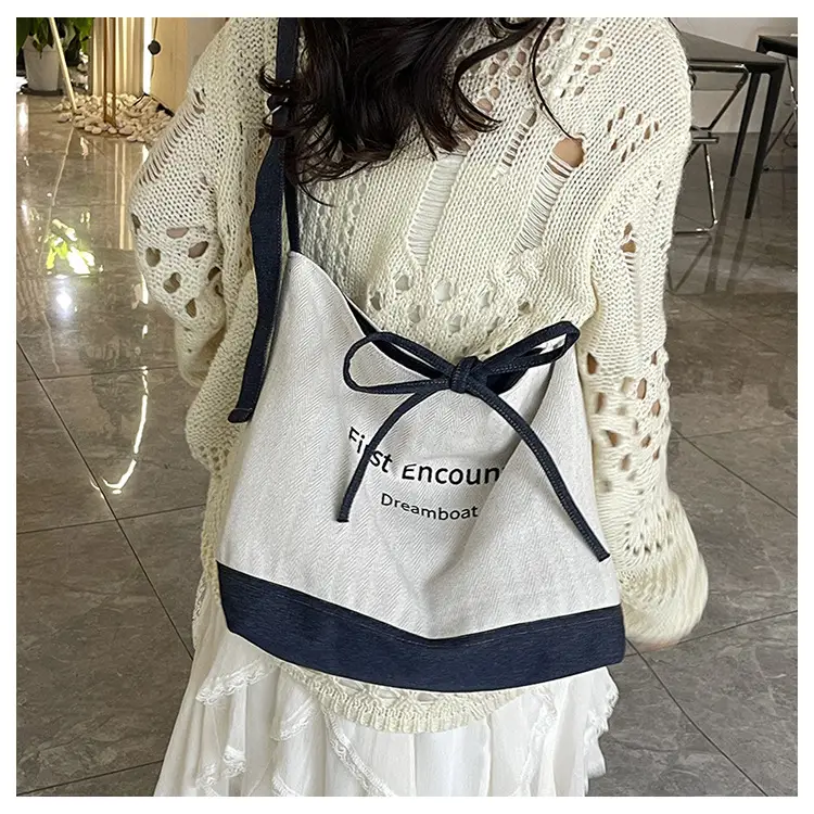 Women's Large Capacity Cloth Shoulder Crossbody Bag — feature 10