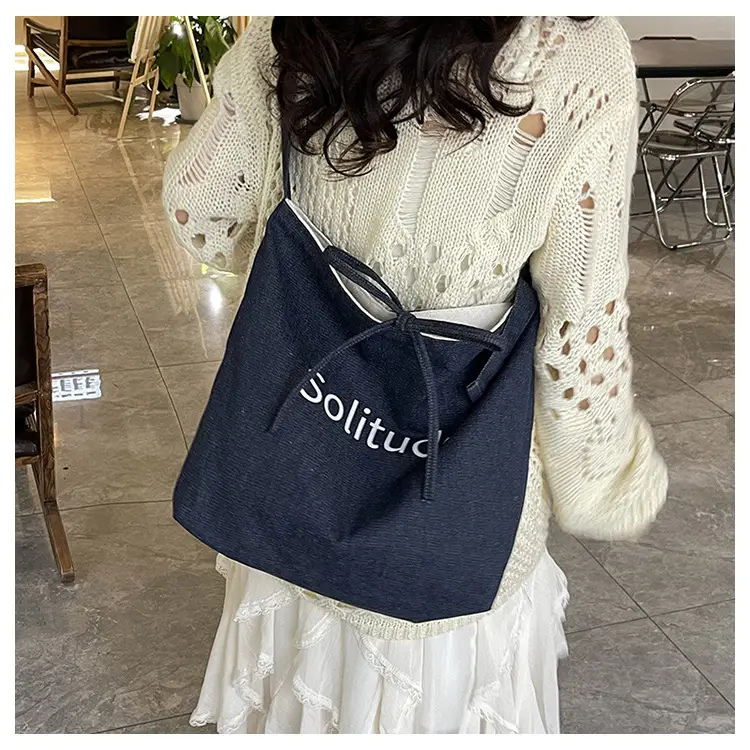 Women's Large Capacity Cloth Shoulder Crossbody Bag — feature 12