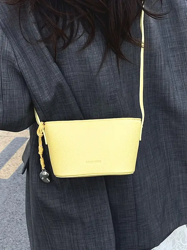 Red Korean Style Shoulder Crossbody Bag for Women - Image 6