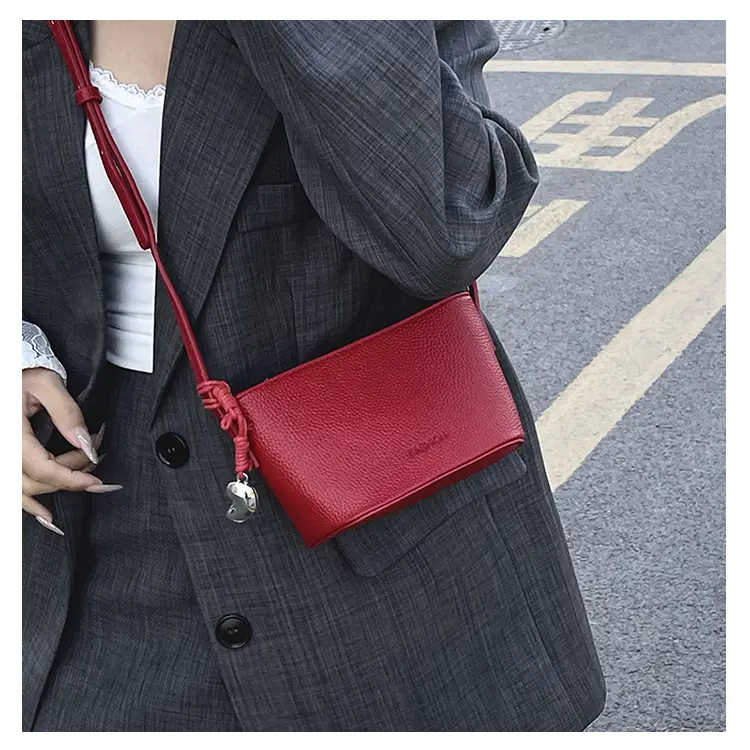 Red Korean Style Shoulder Crossbody Bag for Women — feature 11