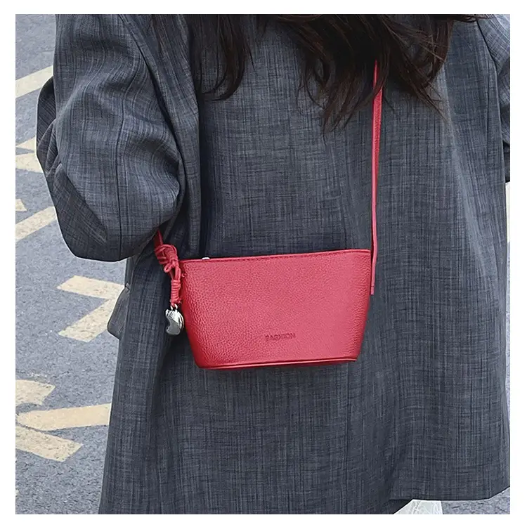 Red Korean Style Shoulder Crossbody Bag for Women — feature 12
