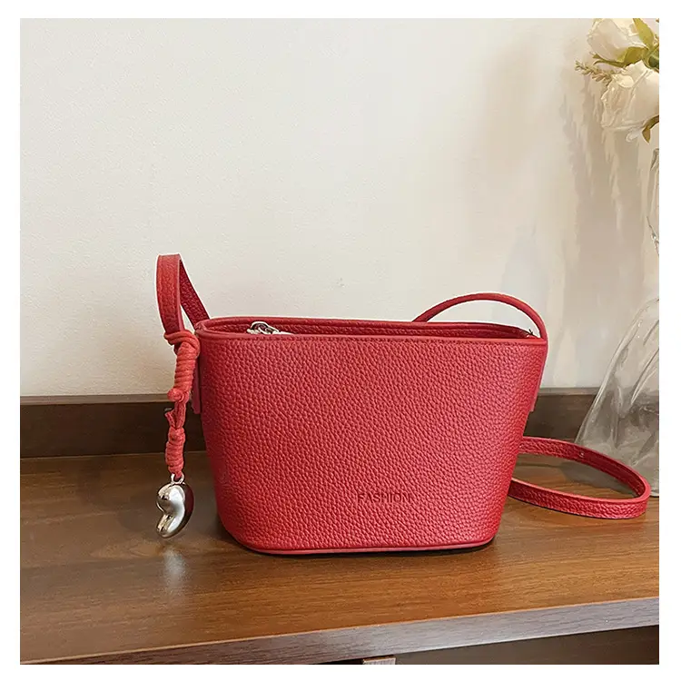 Red Korean Style Shoulder Crossbody Bag for Women — feature 21