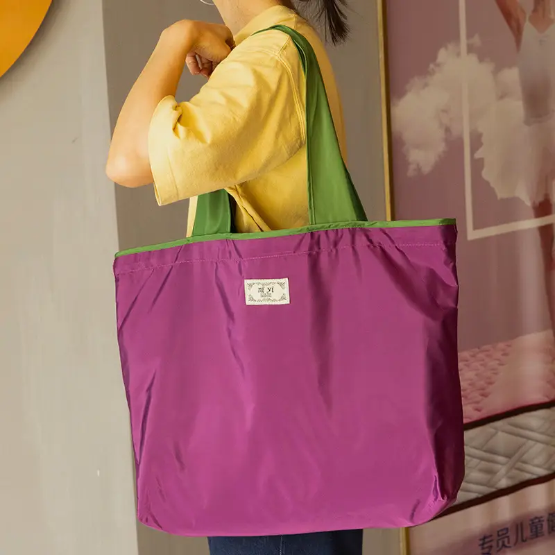 Foldable Grocery Bag Satchel Large Storage Bag