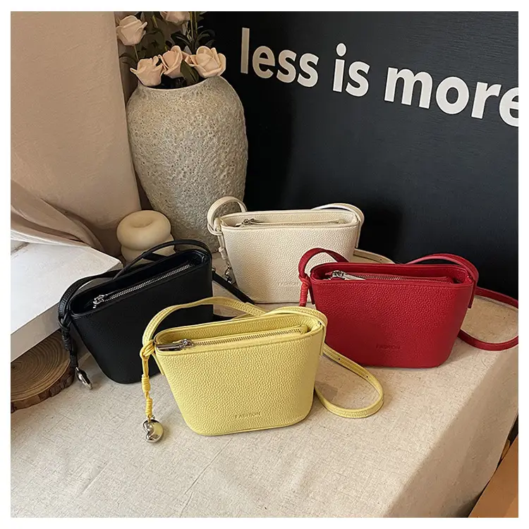 Red Korean Style Shoulder Crossbody Bag for Women — feature 1
