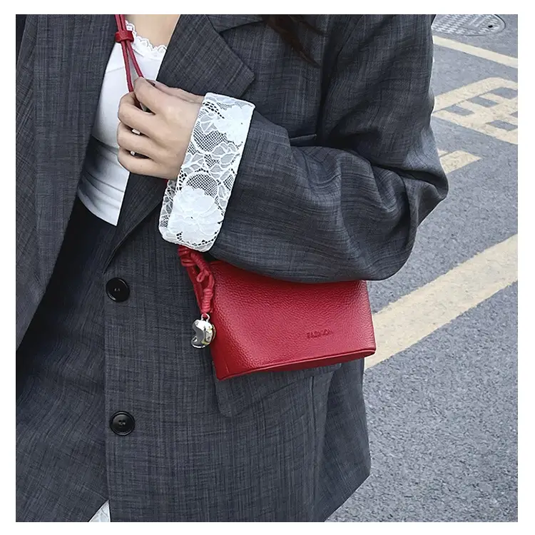 Red Korean Style Shoulder Crossbody Bag for Women — feature 11