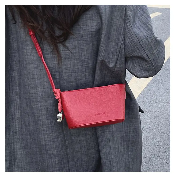 Red Korean Style Shoulder Crossbody Bag for Women — feature 13