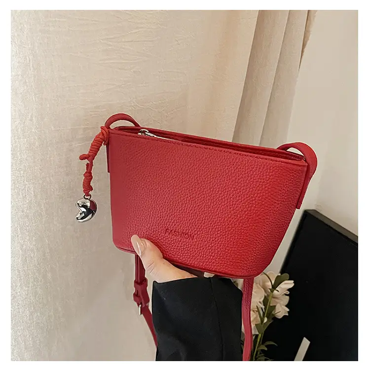 Red Korean Style Shoulder Crossbody Bag for Women — feature 21