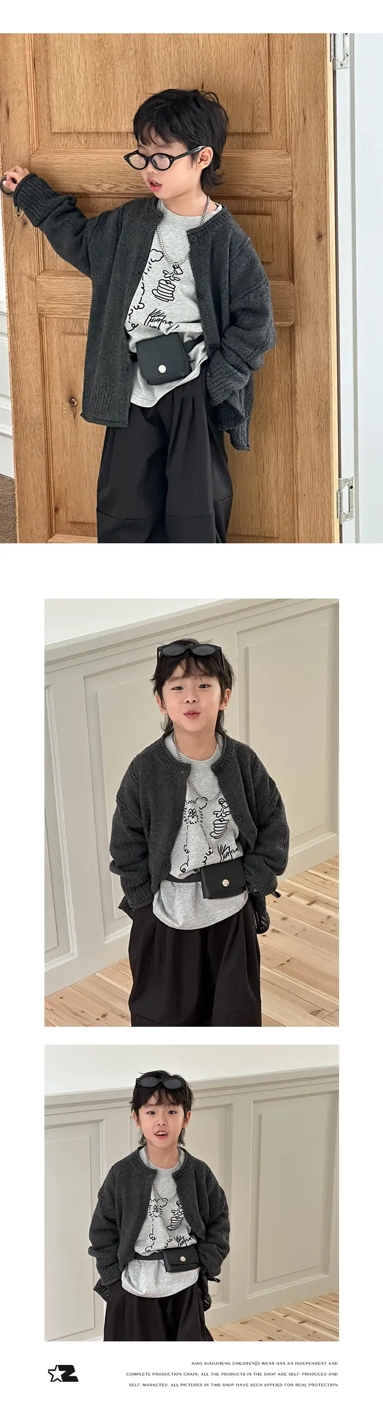 Boys Grey Graphic Long Sleeve T-Shirt 2026 — feature 12