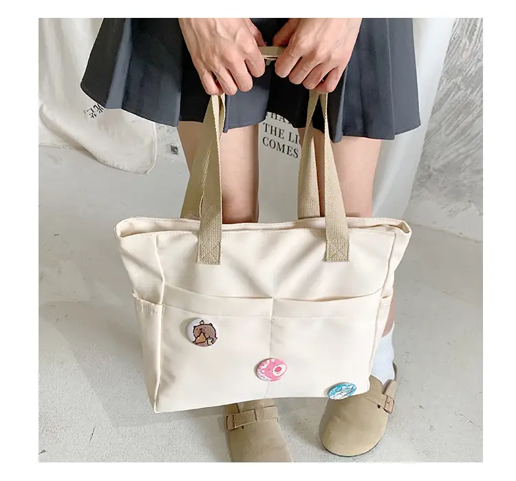 Japanese Style Canvas Shoulder Bag for Women — feature 21