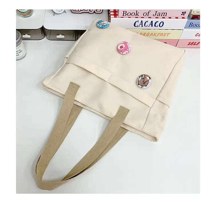 Japanese Style Canvas Shoulder Bag for Women — feature 25