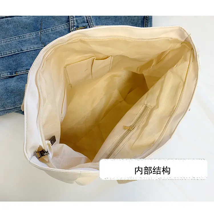 Japanese Style Canvas Shoulder Bag for Women — feature 9