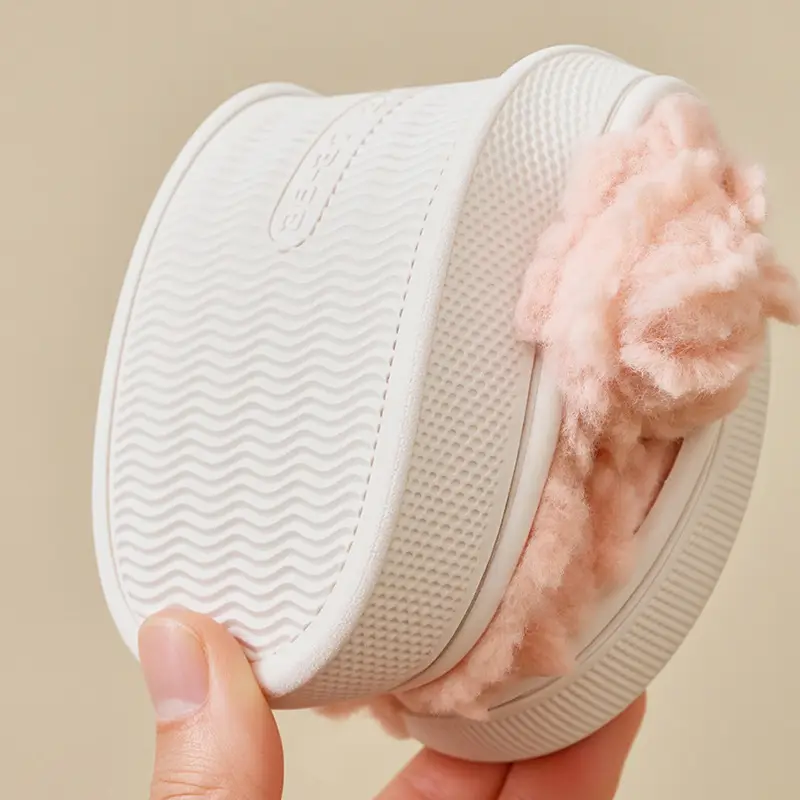 Furry Indoor Maternity Cotton Slippers with Thick Soles for Autumn and Winter, Women's New Warm Slippers with Added Fleece, 2026 Cotton Slippers - Image 9