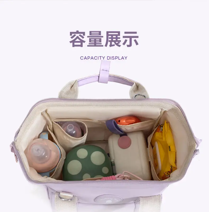 2025 New Mommy Crossbody Baby Bag Purple — feature 8