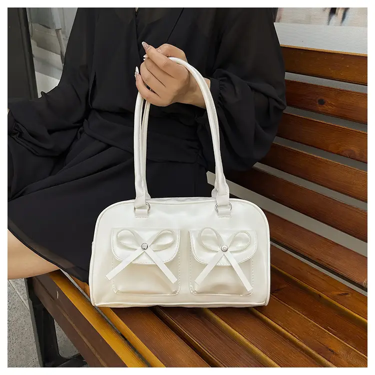 Brown Leather Bow Shoulder Bag for Women 2025 — feature 14