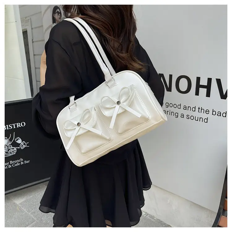 Brown Leather Bow Shoulder Bag for Women 2025 — feature 15