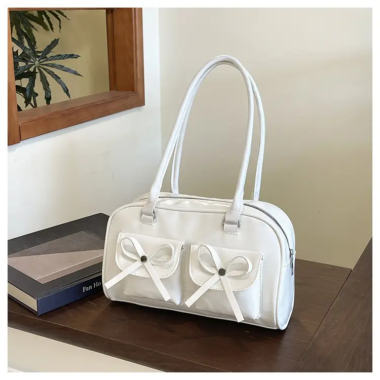 Brown Leather Bow Shoulder Bag for Women 2025 — feature 24