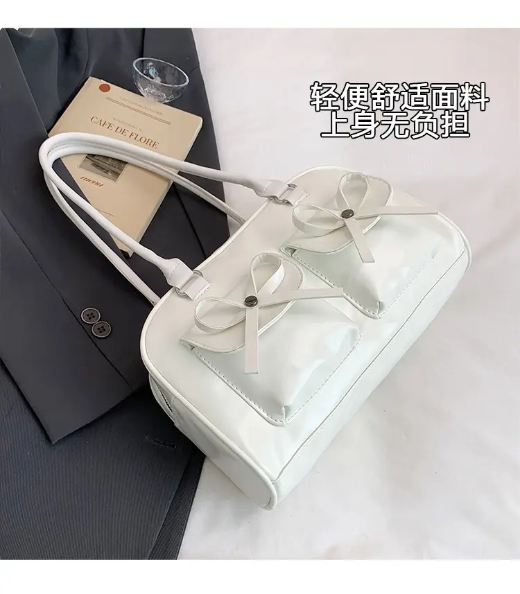 Brown Leather Bow Shoulder Bag for Women 2025 — feature 4