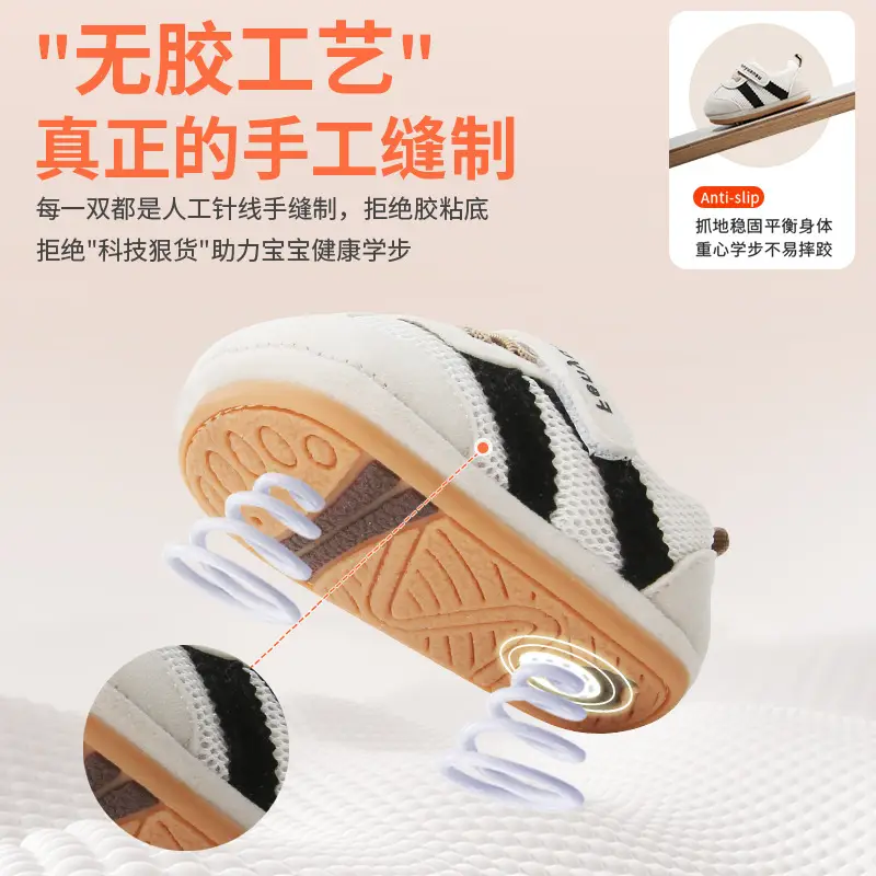 2025 New Autum One-Year-Old Infant Boy Toddler Shoes Spring and Autum Soft Sole 6-12 Months Baby Shoes for Women - Image 5